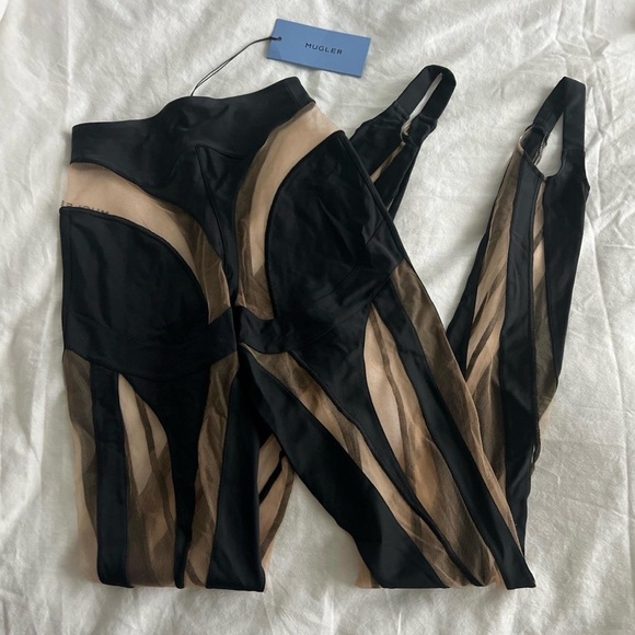 Mugler Spiral Legging size 38FR/Small US - Picture 3 of 4